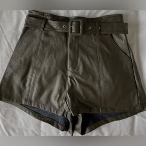 NWT Attar’d State Leather Brand New Shorts